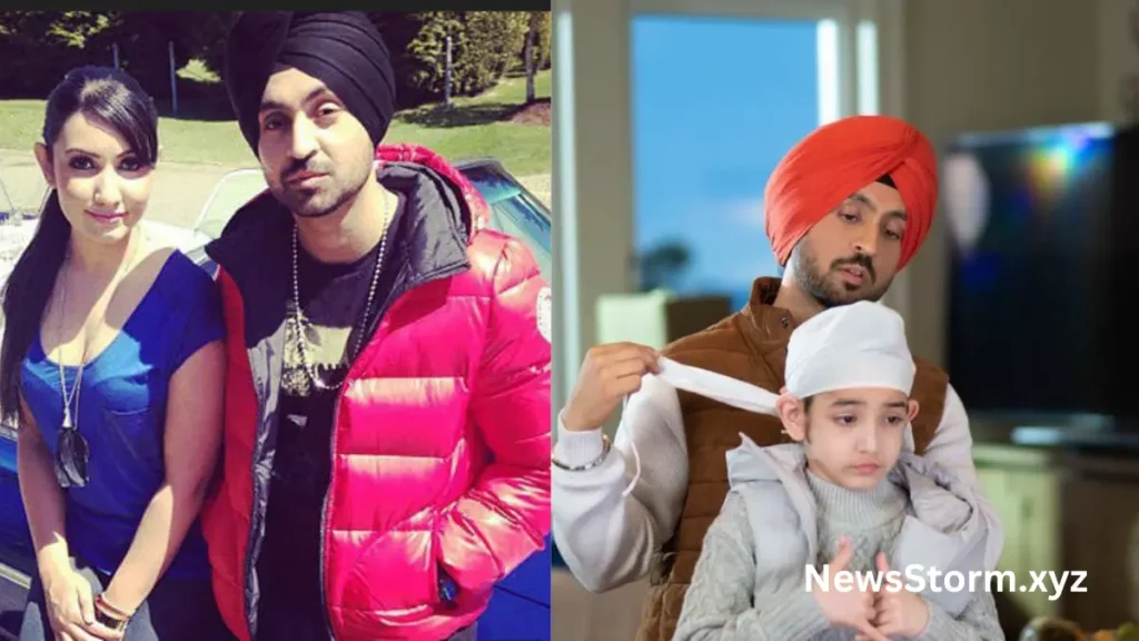 diljit dosanjh wife and son